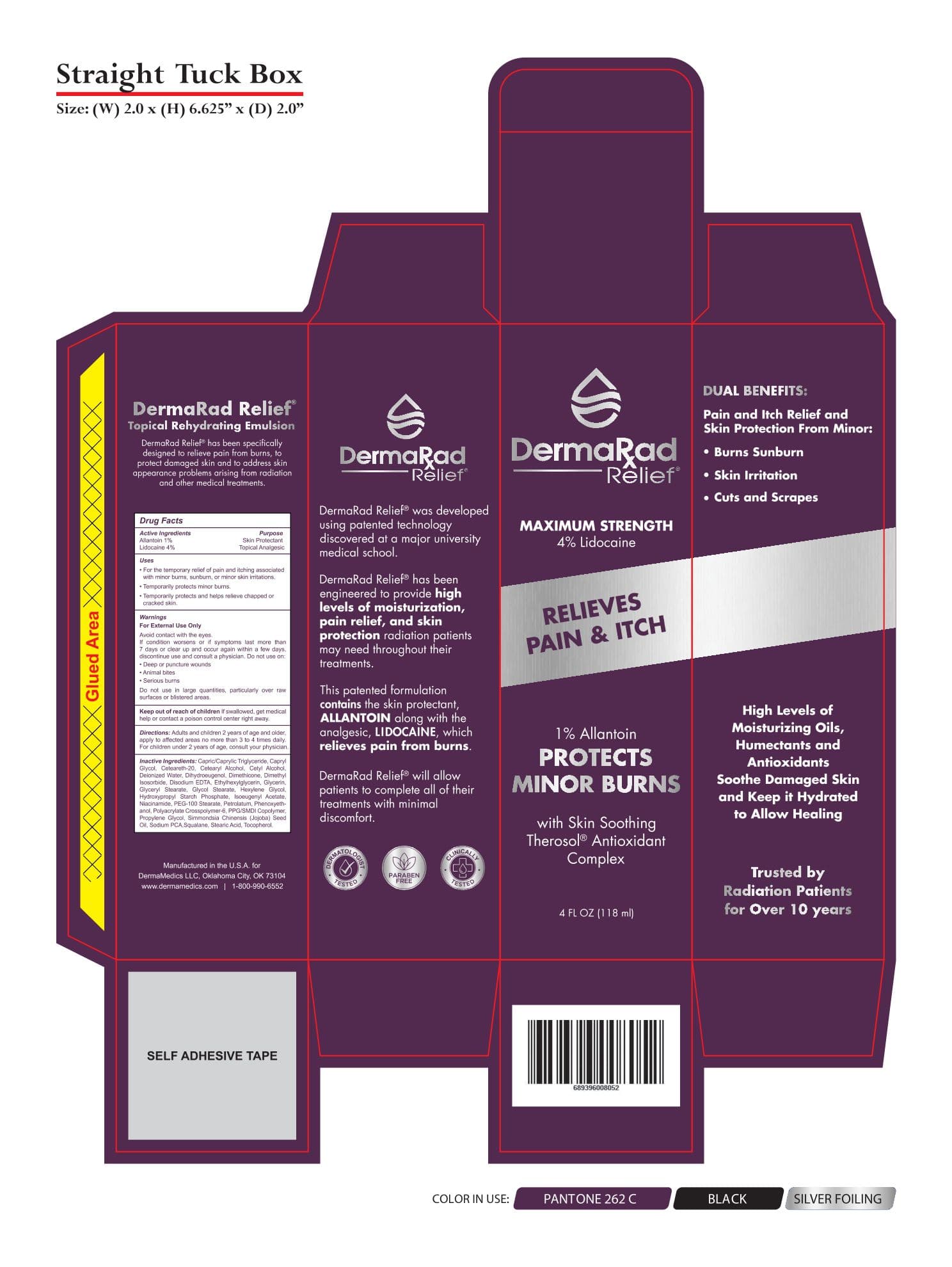 Dermarad Relief — Reference image, actual packaging may vary
