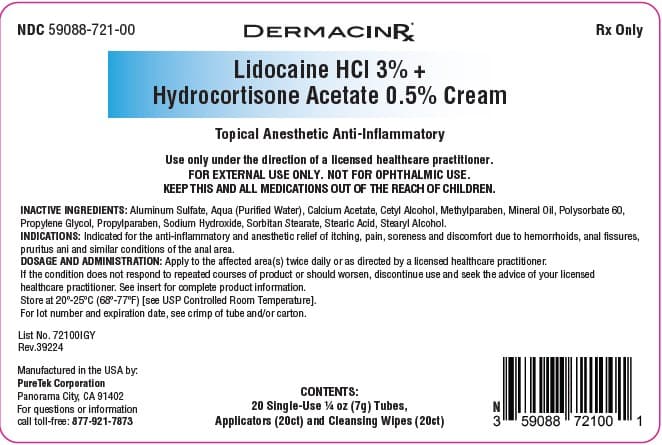 Lidocaine HCL and Hydrocortisone Acetate — Reference image, actual packaging may vary