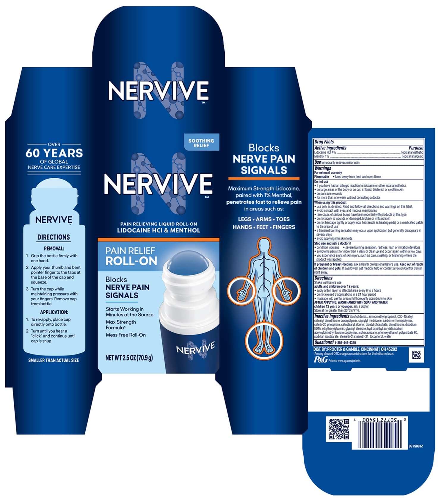 Nervive Pain Relieving — Reference image, actual packaging may vary