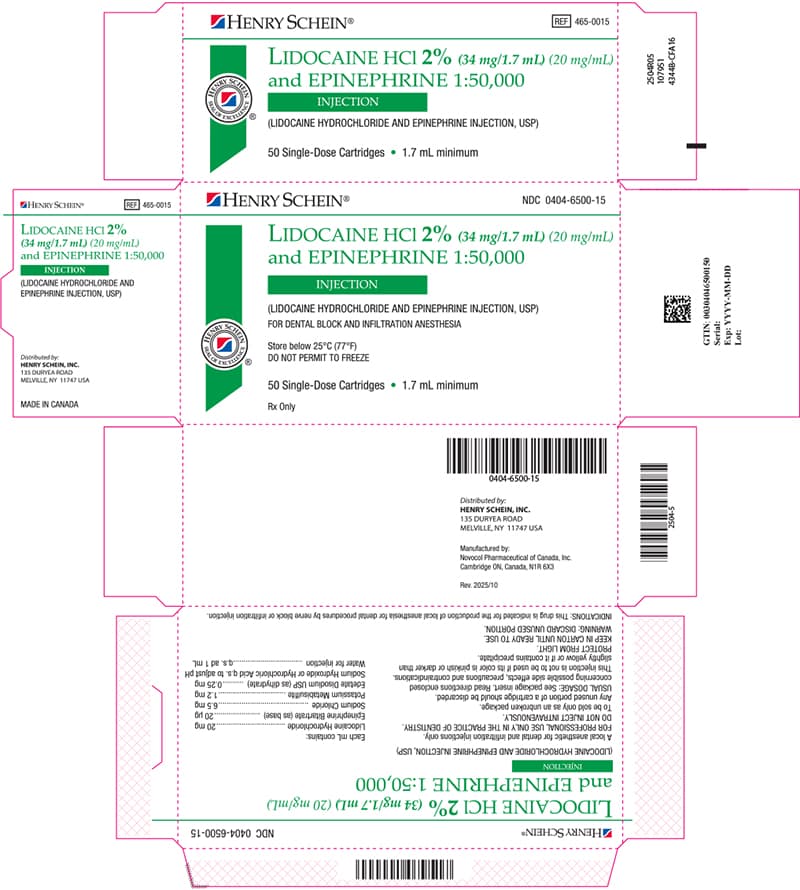 Lidocaine Hydrochloride and Epinephrine Bitartrate — Reference image, actual packaging may vary