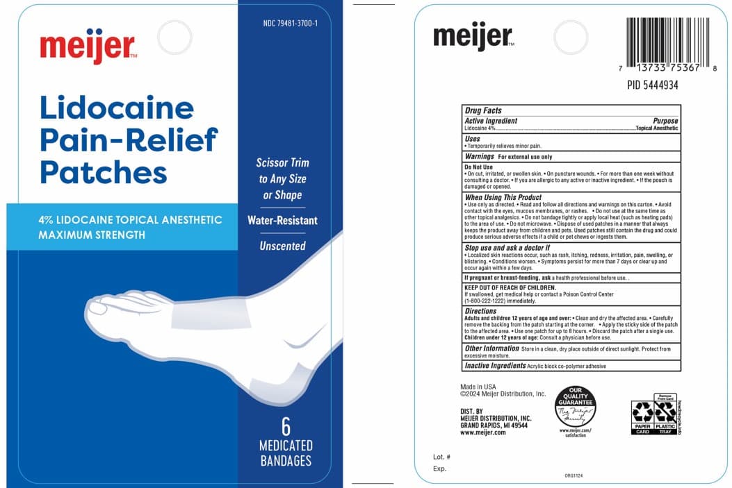 Lidocaine Patch — Reference image, actual packaging may vary
