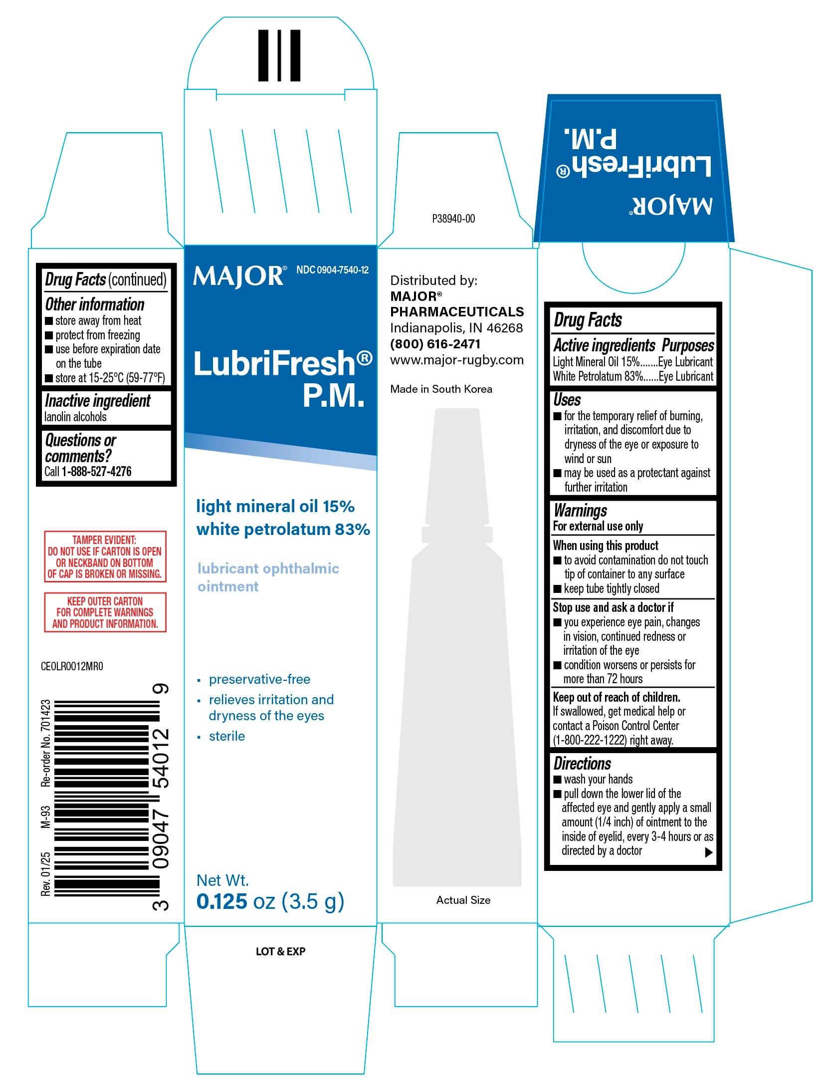 Nighttime Relief Lubricant — Reference image, actual packaging may vary