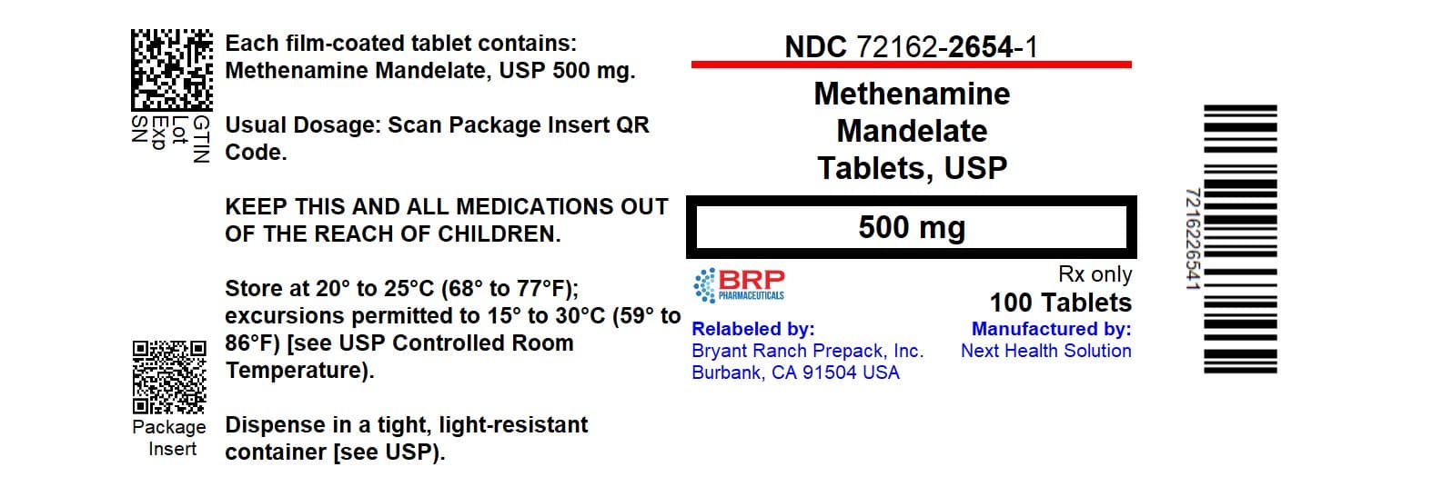Uribel Tabs — Reference image, actual packaging may vary