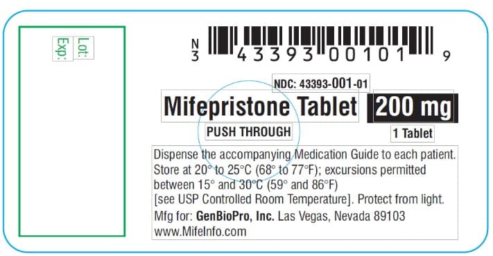 Mifepristone — Reference image, actual packaging may vary