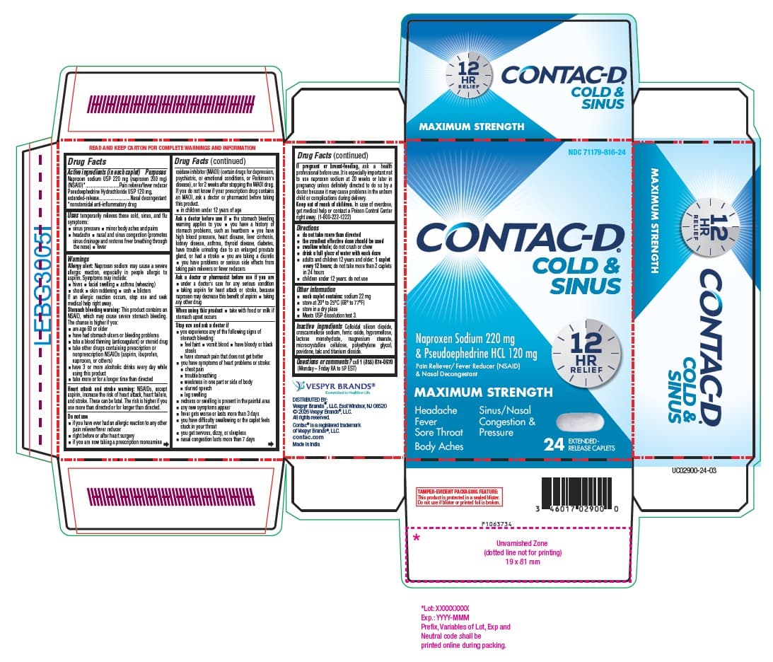 Sudafed Sinus 12 Hour Pressure Plus Pain — Reference image, actual packaging may vary