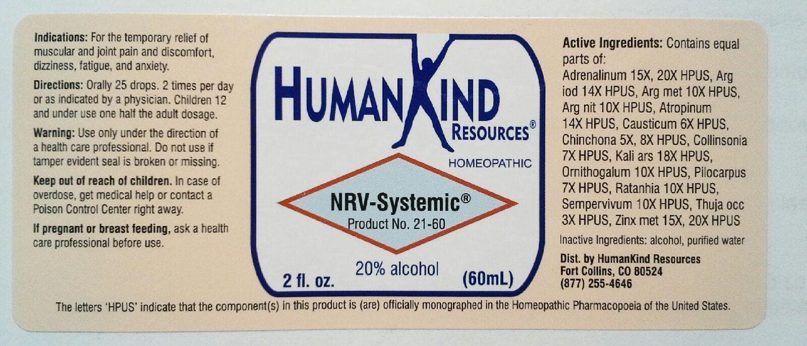 Nrv-Systemic — Reference image, actual packaging may vary