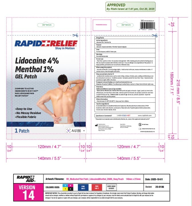 Rapid Relief — Reference image, actual packaging may vary