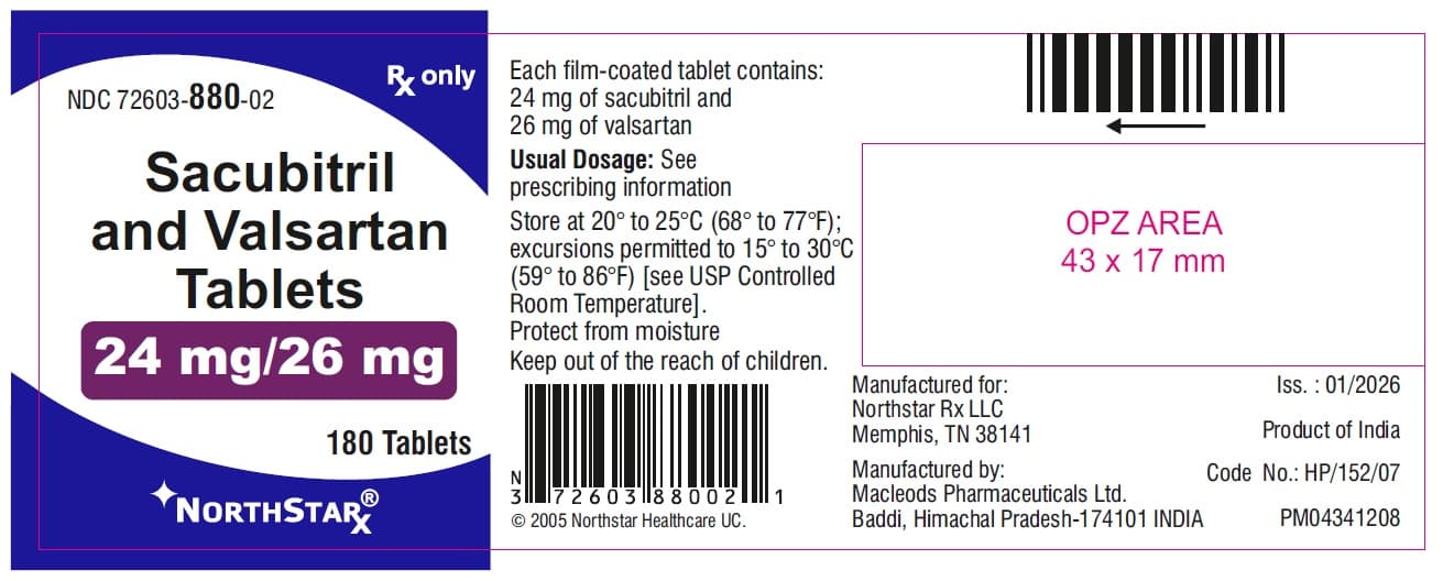 Sacubitril and Valsartan — Reference image, actual packaging may vary