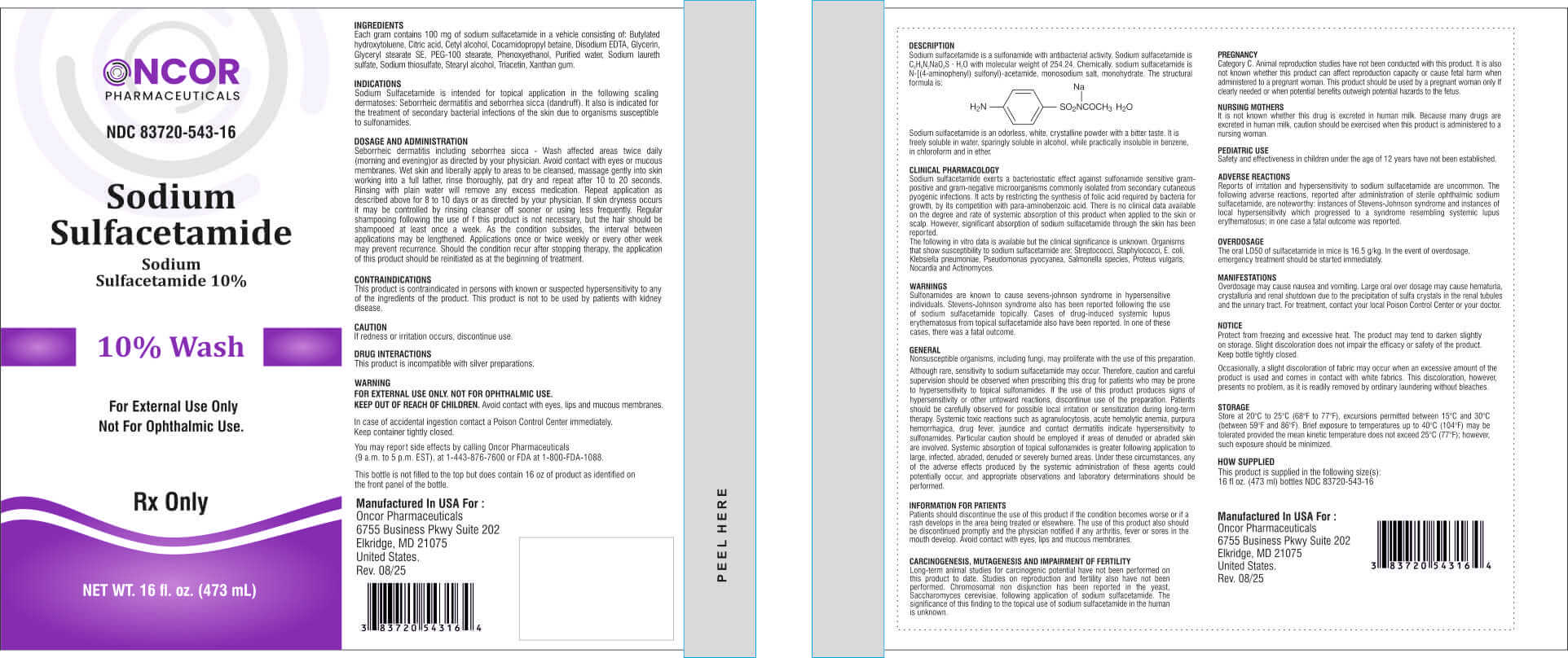 Sodium Sulfacetamide 10%, Sulfur 5% — Reference image, actual packaging may vary