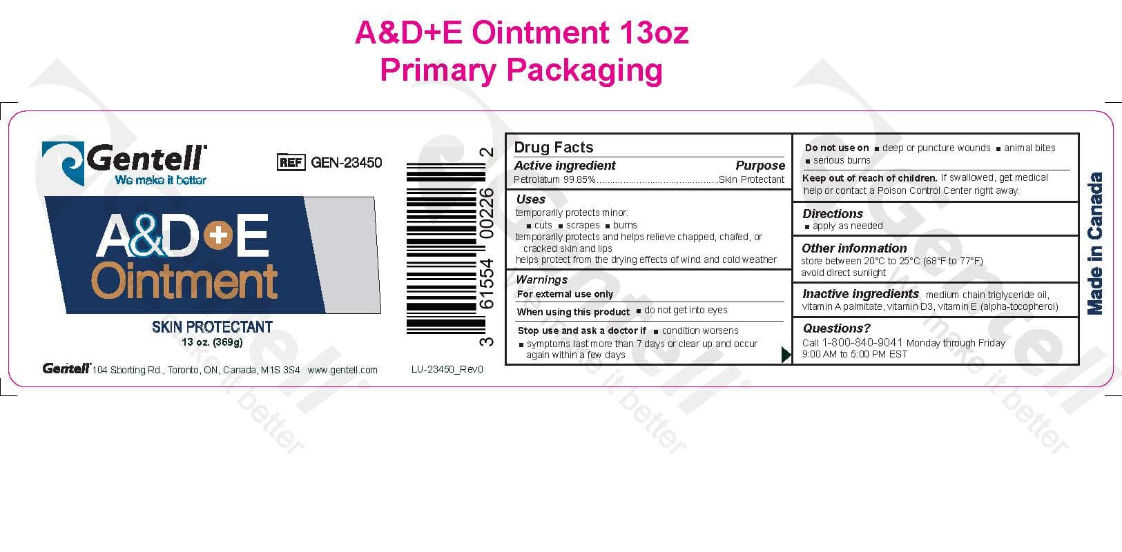 Vitamin a and D Ointment — Reference image, actual packaging may vary