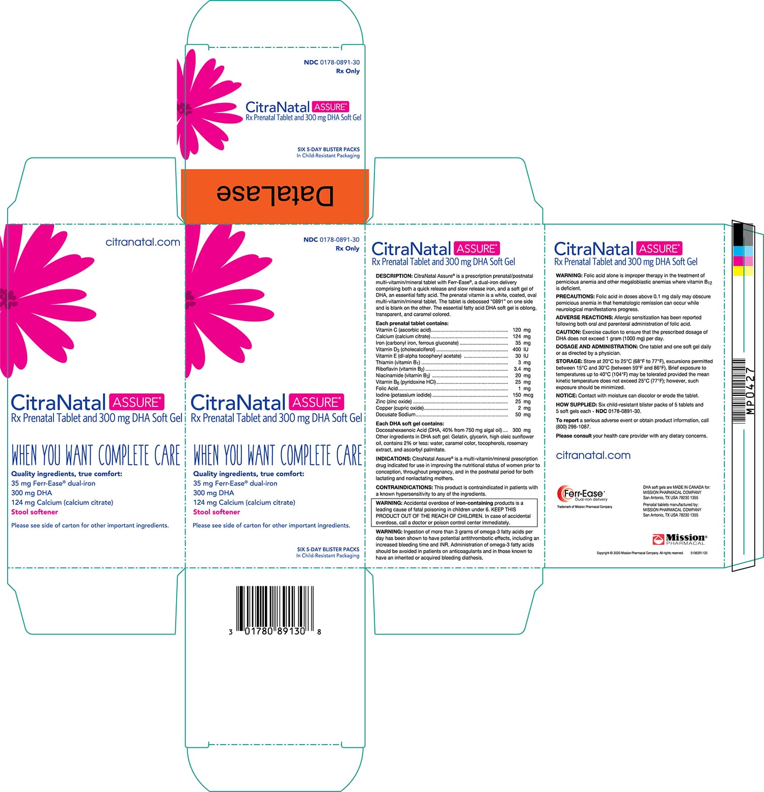 Docusate Calcium package label
