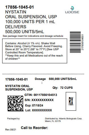 Nystatin package label
