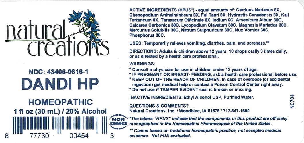 Dandi Hp package label