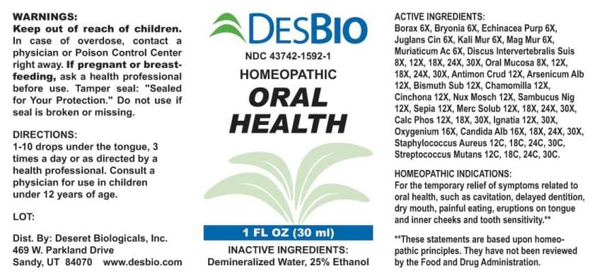 Oral Health package label