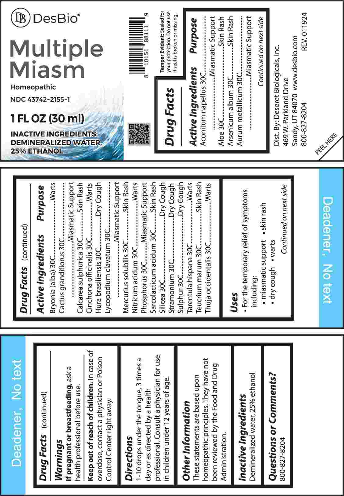 Multiple Miasm package label