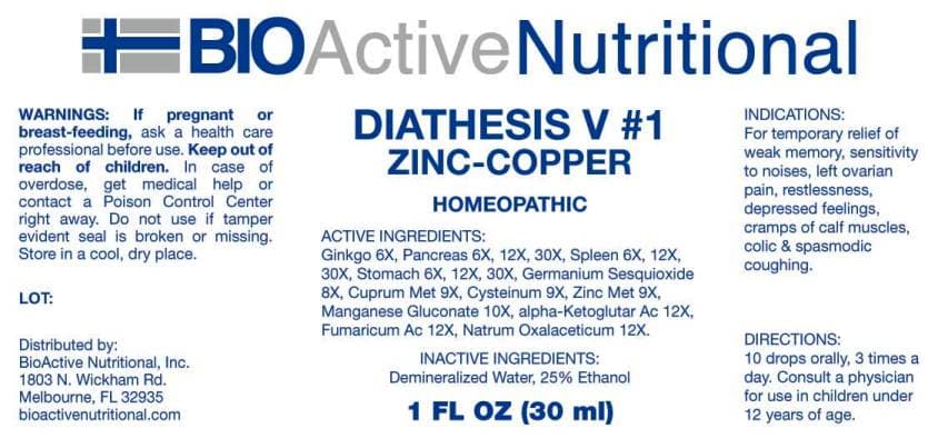 Diathesis package label