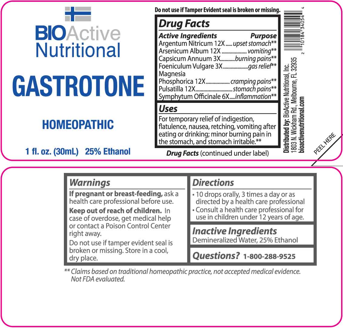 Gastrotone package label