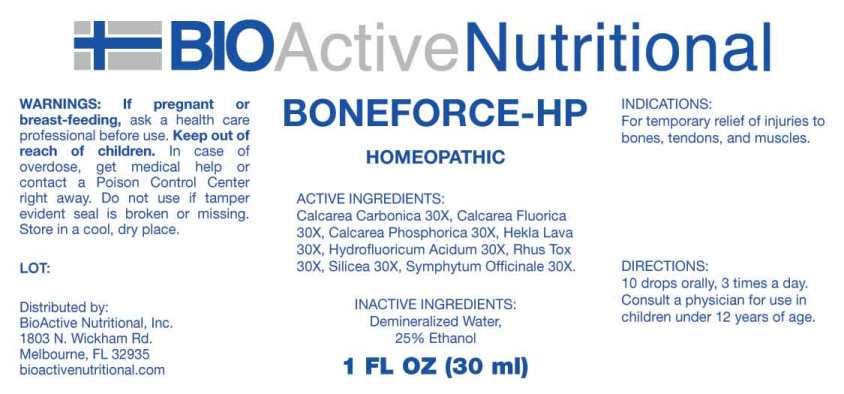 Boneforce package label