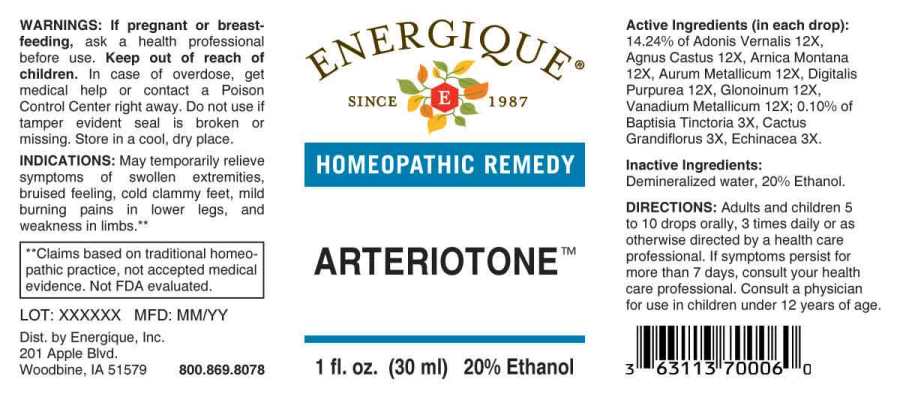 Arteriotone package label