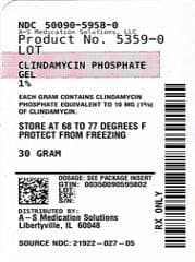 Clindamycin Phosphate Usp, 1% package label