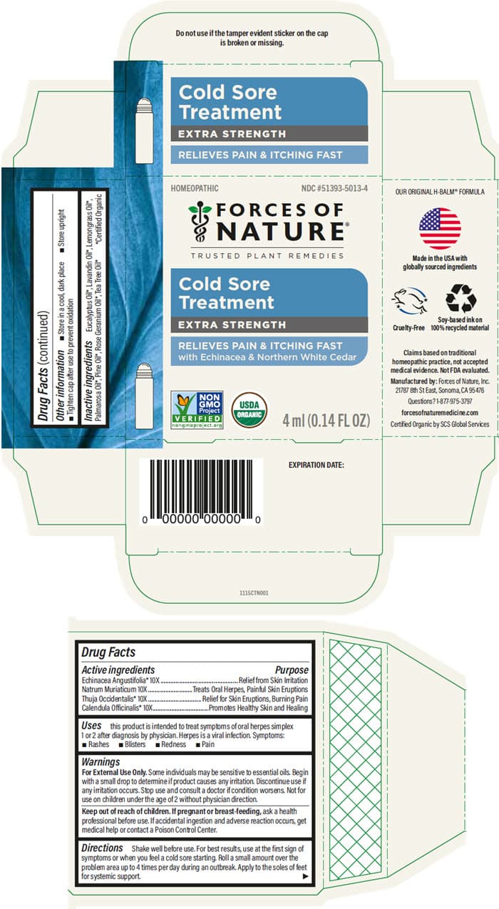 Cold Sore Treatment package label
