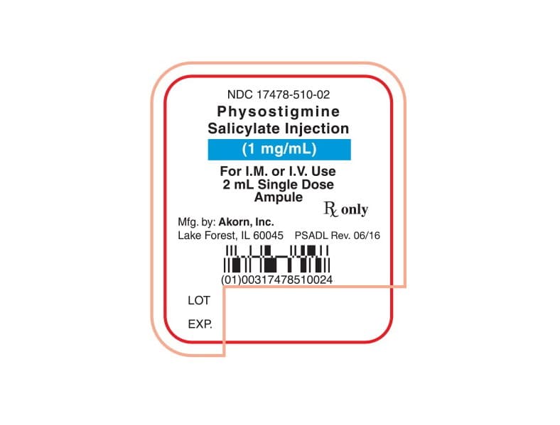 Physostigmine Salicylate package label