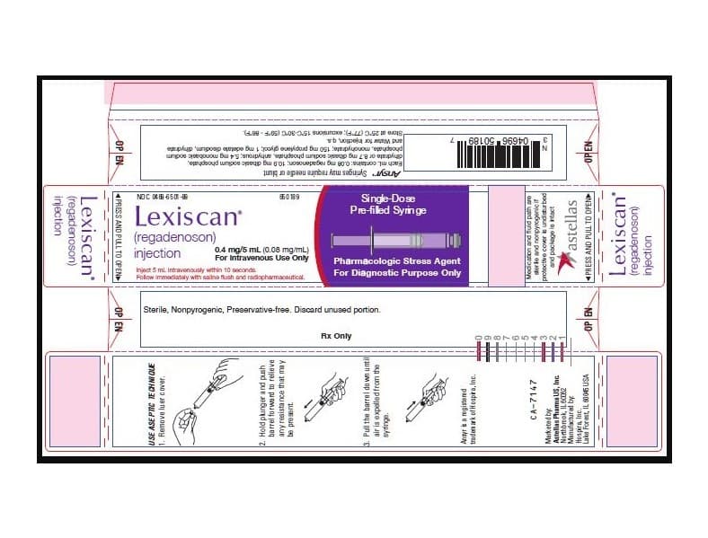 Lexiscan(r) (regadenoson) package label