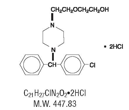 Hydroxyzine Hydrochloride package label