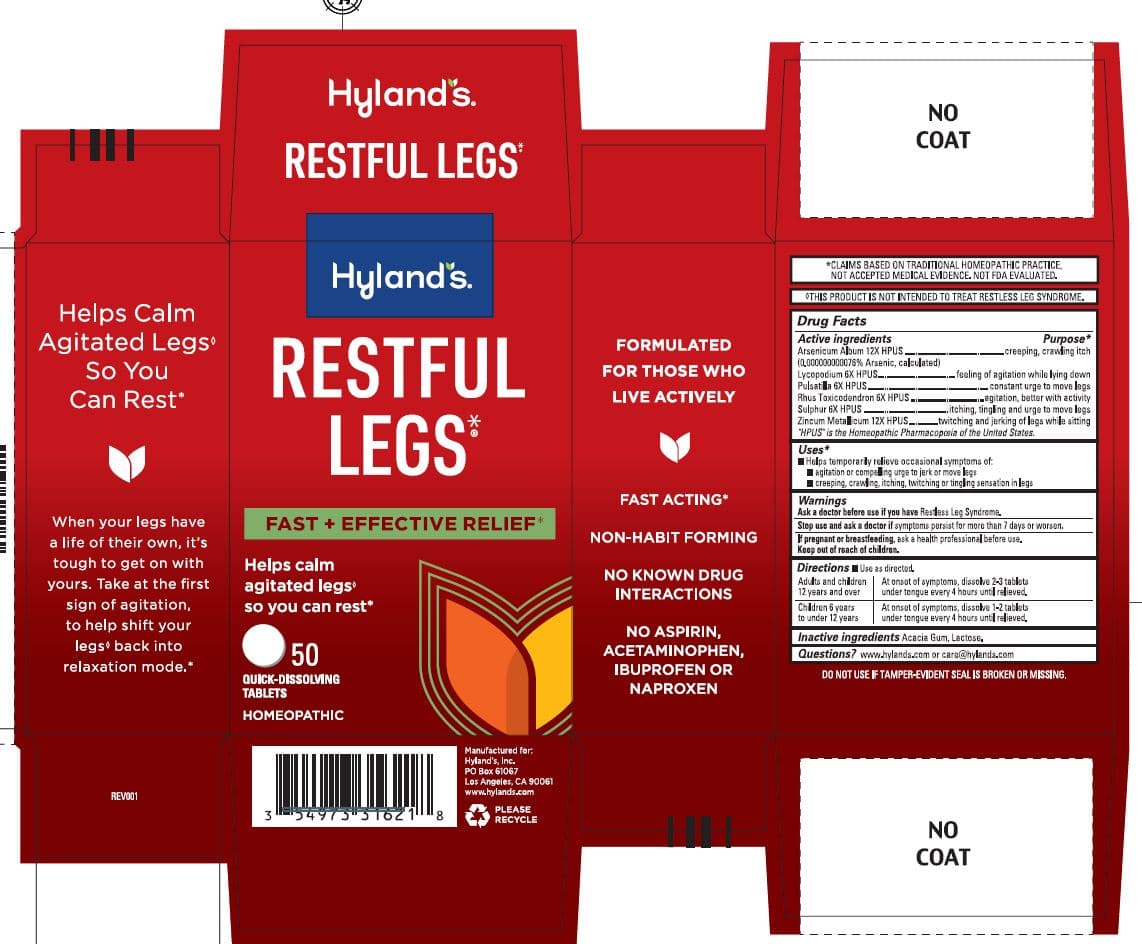 Restful Legs package label