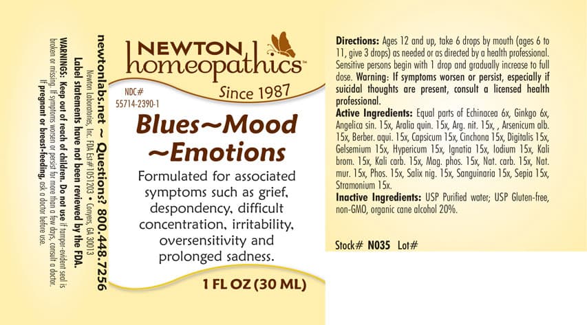 Blues - Mood - Emotions package label