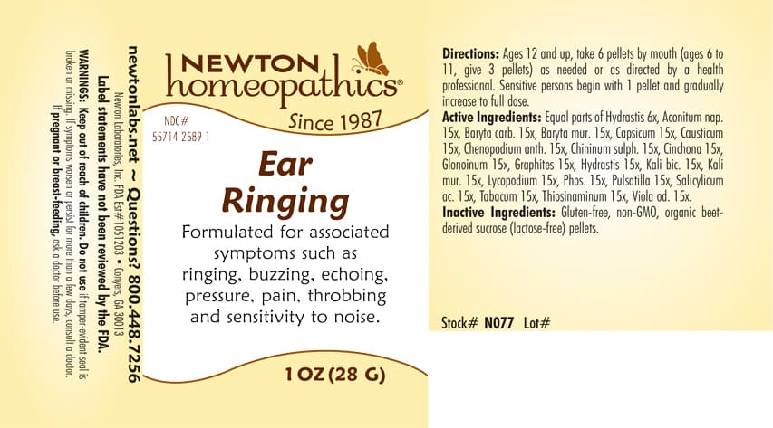 Tinnitus package label