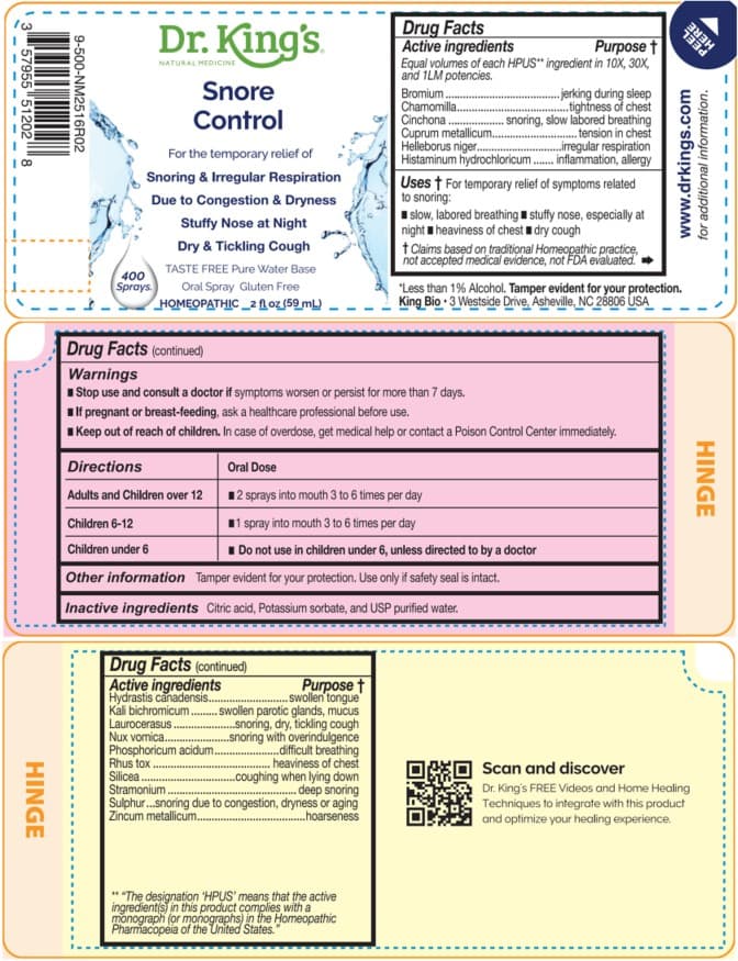 Snore Control package label
