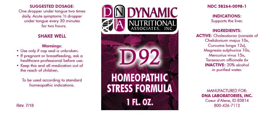 D-92 package label