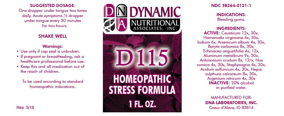 D-115 package label