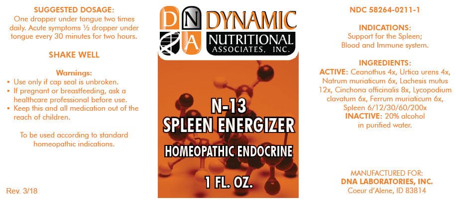 N-13 package label