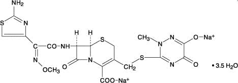 Ceftriaxone Sodium package label