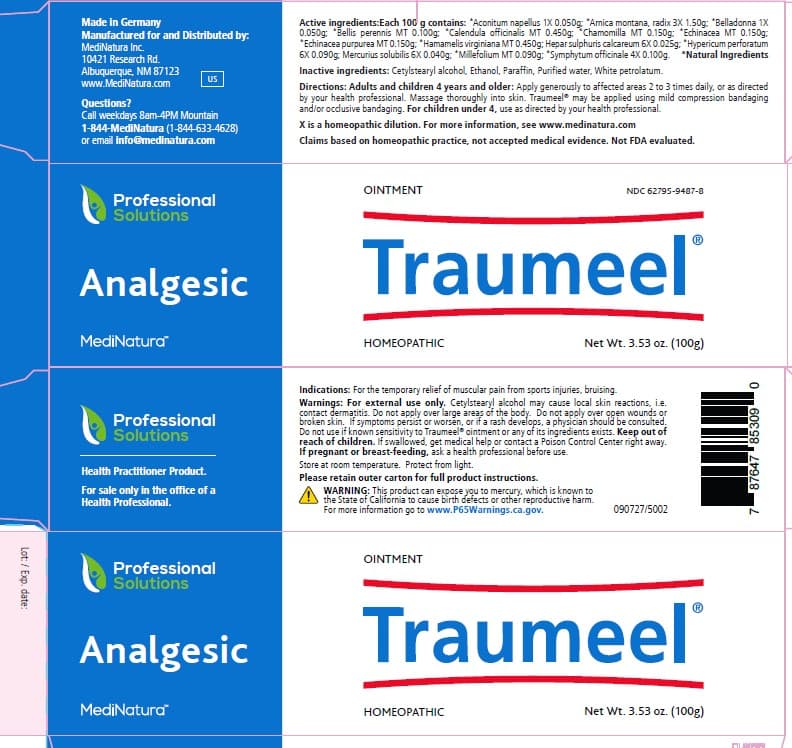 Traumeel package label