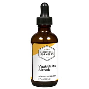 Vegetable Mix package label