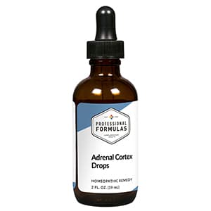 Adrenal Cortex Drops package label