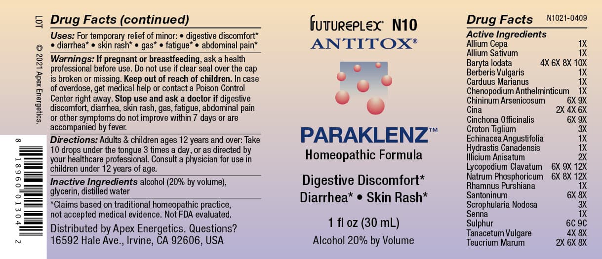 N10 package label