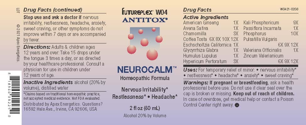 W04 package label