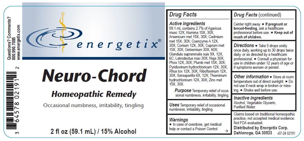Neuro-Chord package label