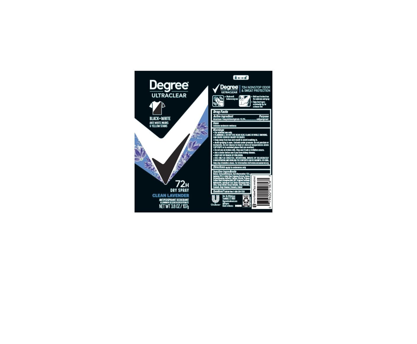 Degree package label