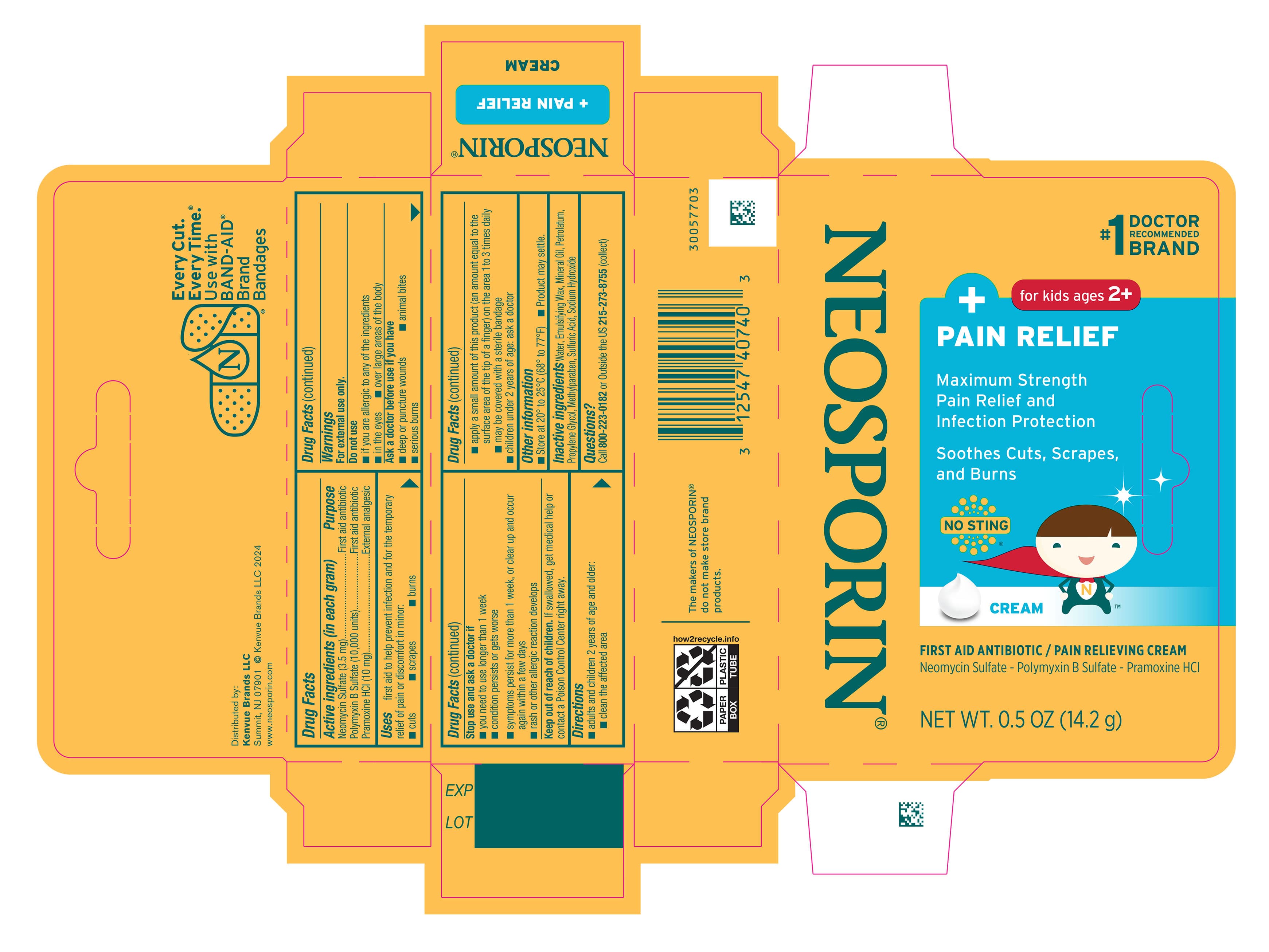 Neomycin Sulfate, Polymyxin B Sulfate, and Pramoxine Hydrochloride package label