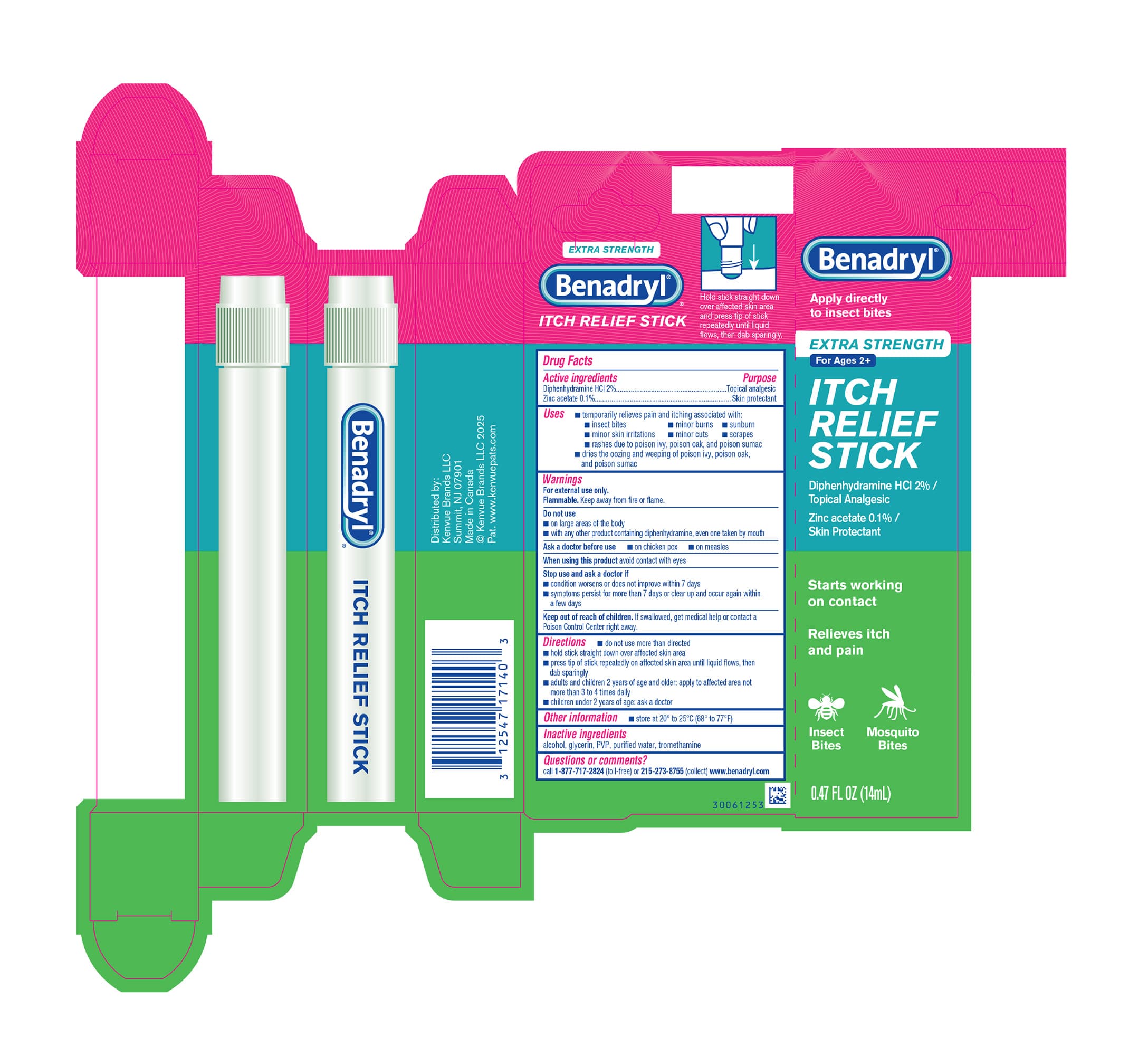 Anti-Itch package label