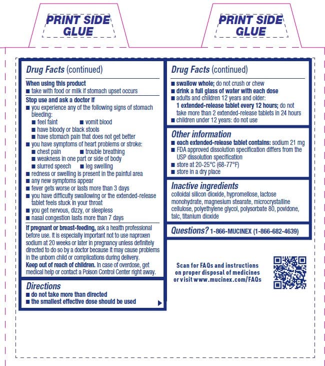 Naproxen Sodium, Pseudoephedrine HCL package label