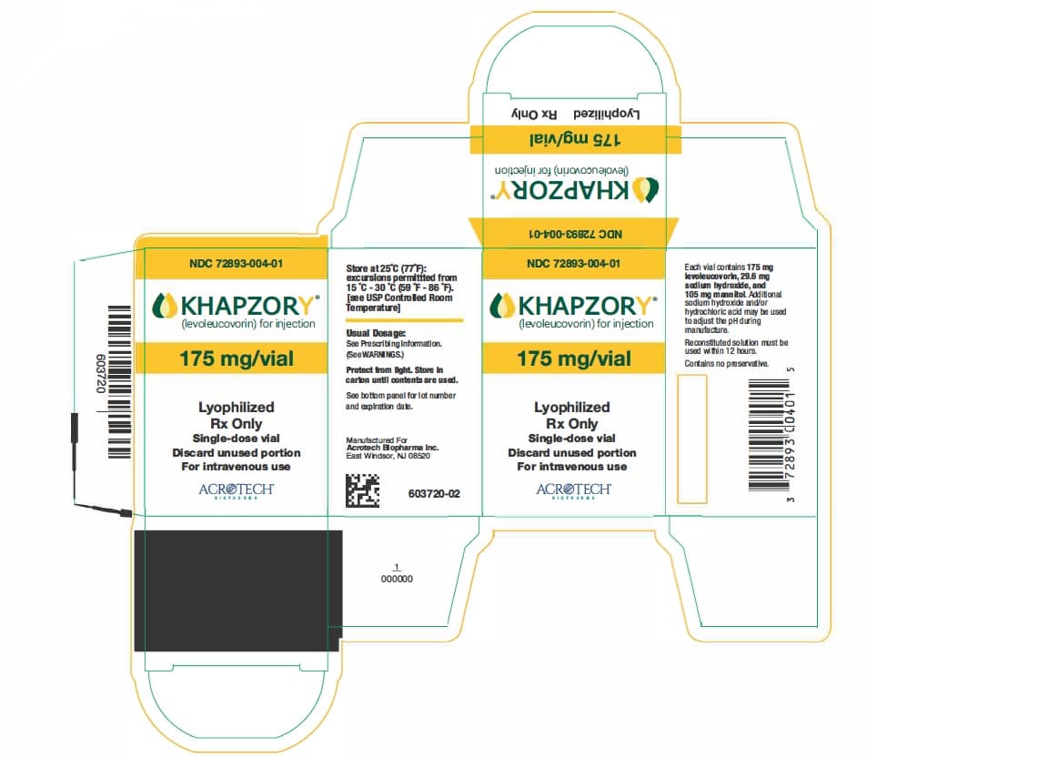 Levoleucovorin package label