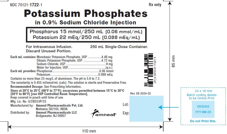 Potassium Phosphates in Sodium Chloride package label