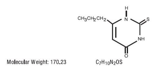 Propylthiouracil package label