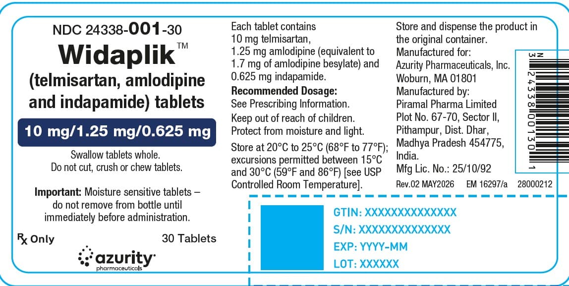 Telmisartan package label